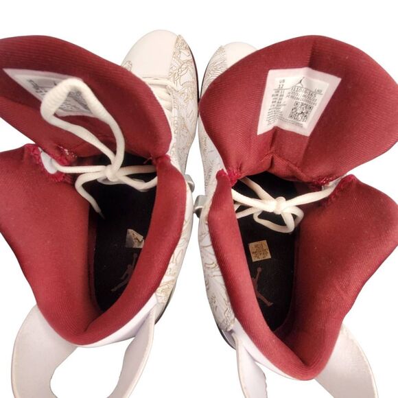 Mens 12 Nike Air Jordan Dub Zero Cherrywood Red White  Sneakers Shoes   311046 1 main image 9